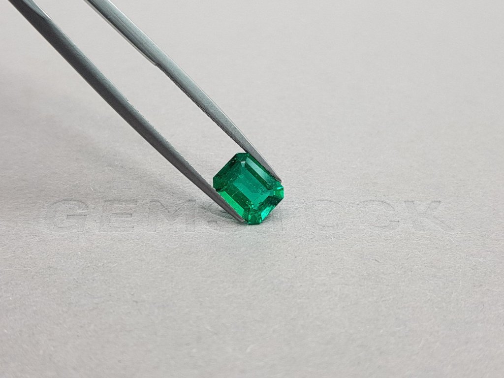 Intense Colombian "Muzo Green" Emerald octagon cut 1.41 ct Image №4