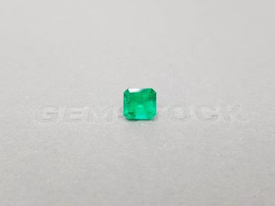 Colombian emerald 1.78 ct octagon cut, Vivid green photo