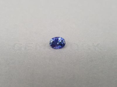 Blue tanzanite untreated oval cut 1.93 ct, Tanzania photo