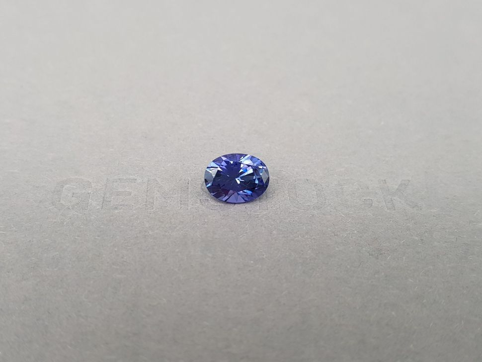 Blue tanzanite untreated oval cut 1.93 ct, Tanzania Image №1