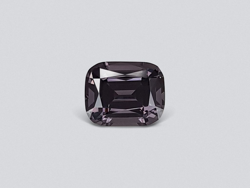 Dark gray cushion-cut spinel 2.37 carats, Burma Image №1