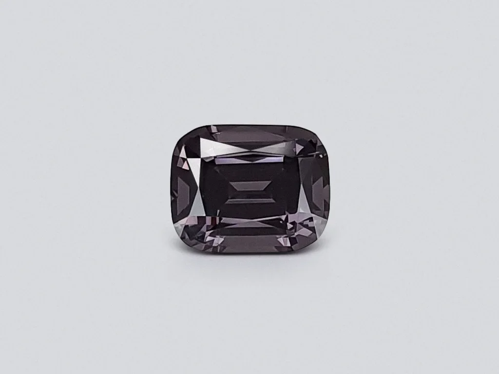 Dark gray cushion-cut spinel 2.37 carats, Burma Image №1