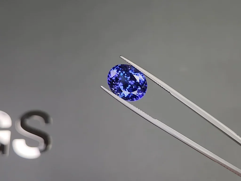 Tanzanite taille ovale 9,00 carats, Tanzanie Image №3