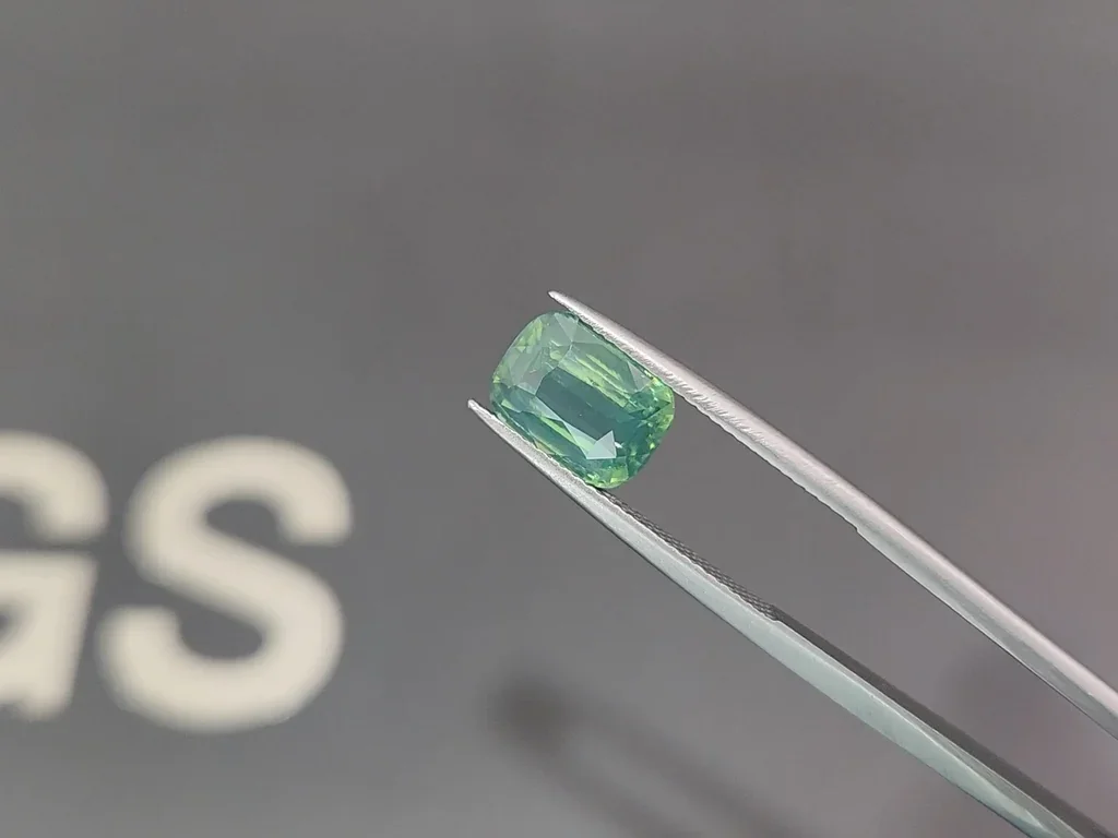 Circón verde talla cojín de 3,90 quilates, Tanzania  Image №3