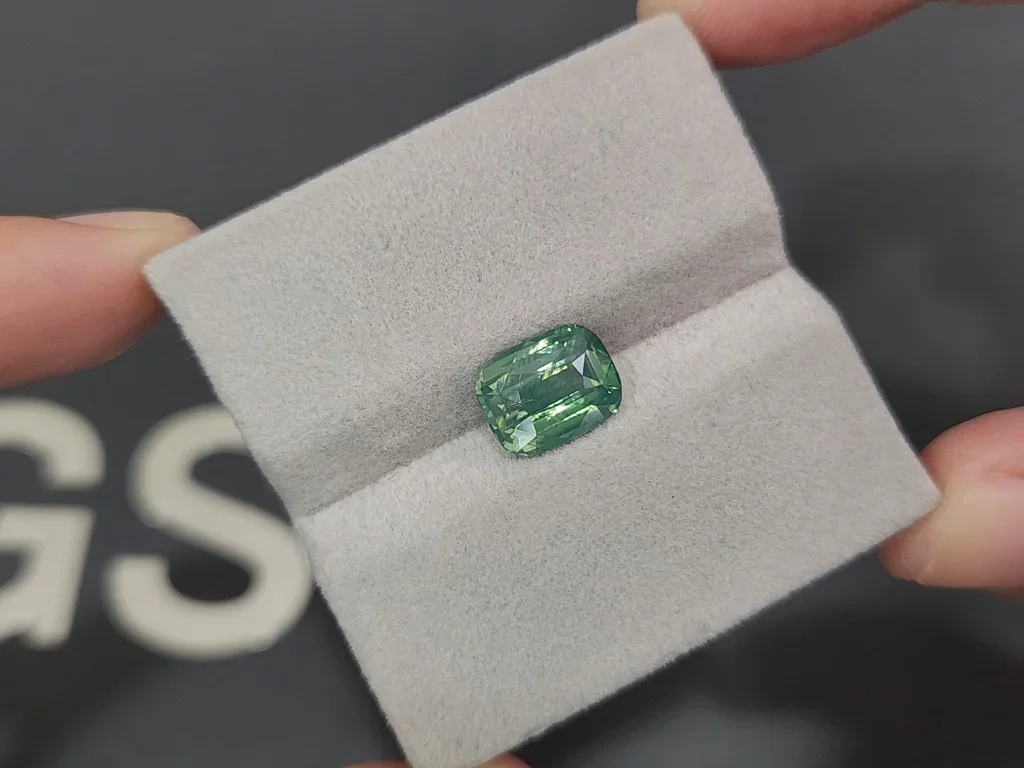 Circón verde talla cojín de 3,90 quilates, Tanzania  Image №4