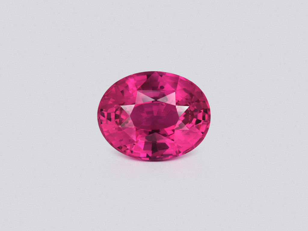 Zafiro ovalado rosa intenso sin calentar de 2,05 carats, de Sri Lanka   Image №1