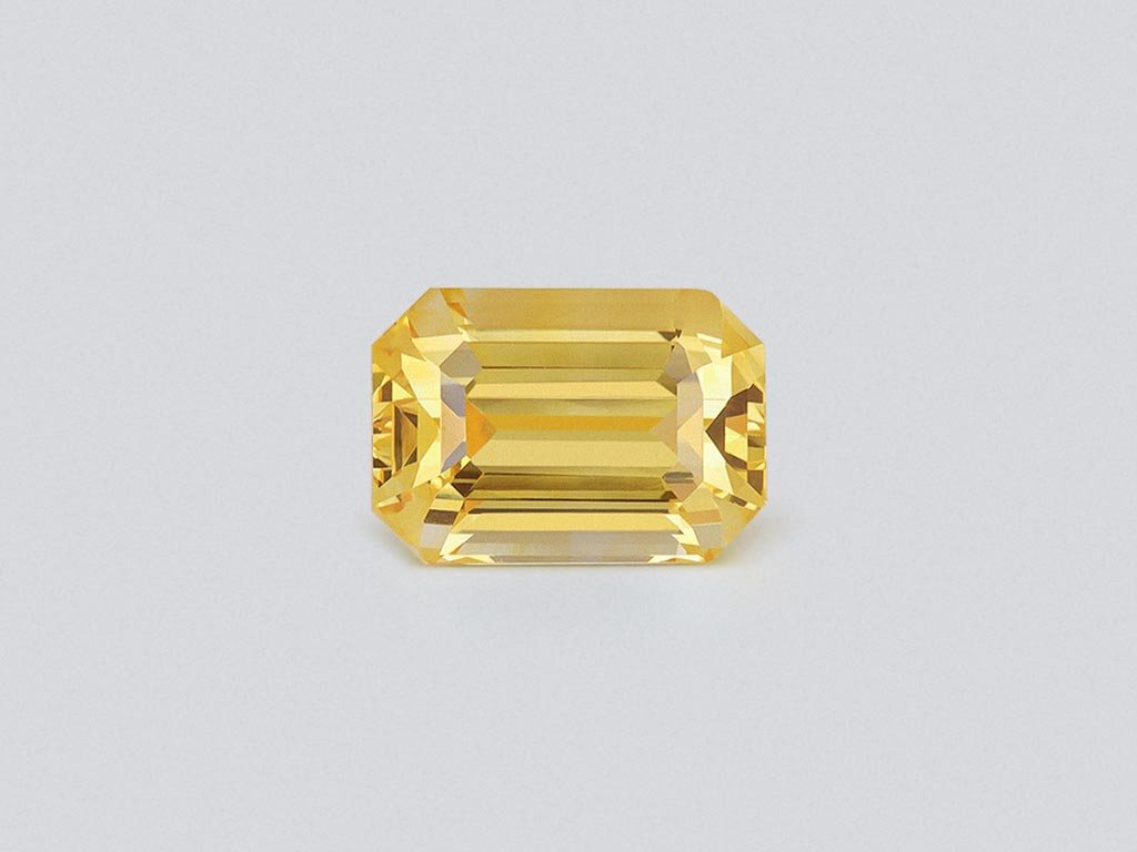 Zafiro amarillo de talla octogonal de 4,50 carats, Sri Lanka Image №1