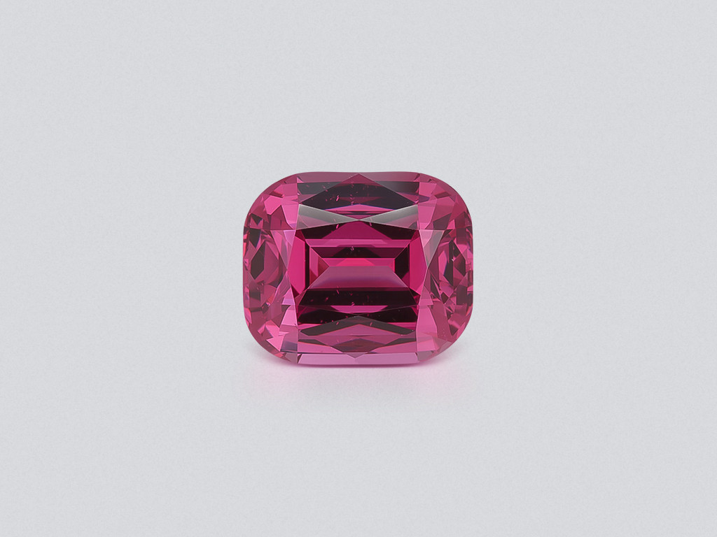 Rhodolith-granat kissenförmiger, leuchtend rosa 6,53 karat,Tansania Image №1