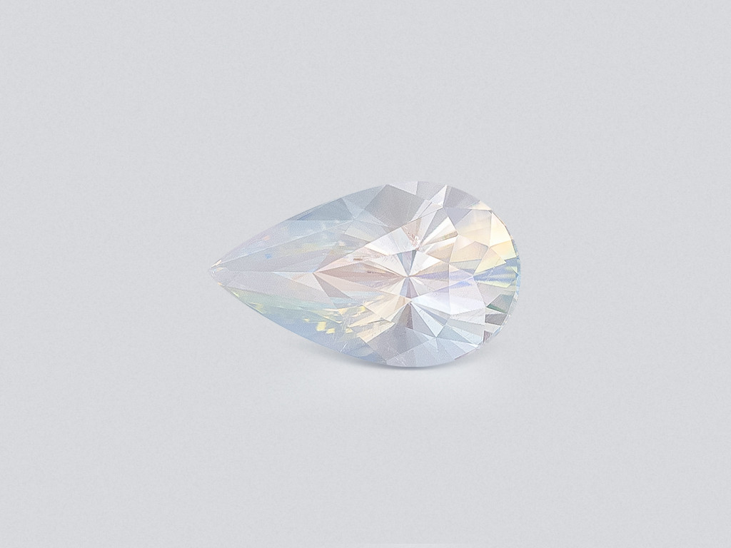 Regenbogen-mondstein im birnenschliff 5,32 carats, Madagaskar Image №1