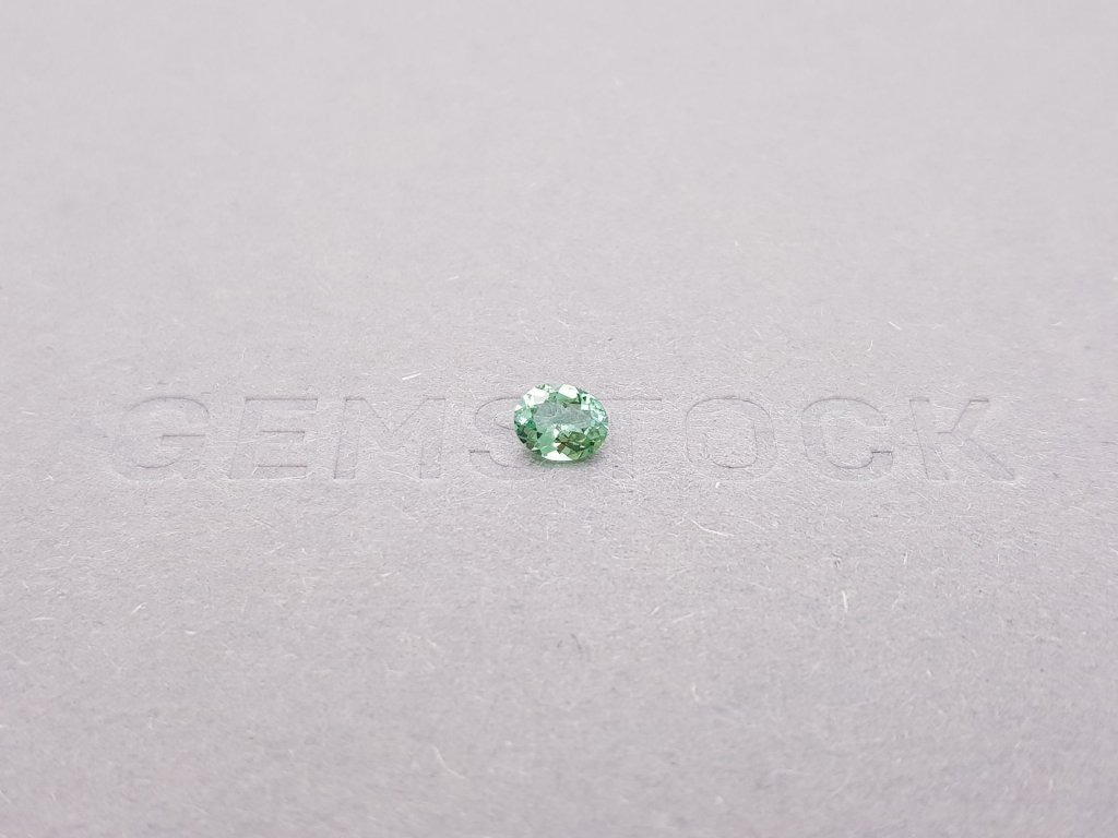 Bluish-green oval cut tourmaline 0.34 ct Image №1