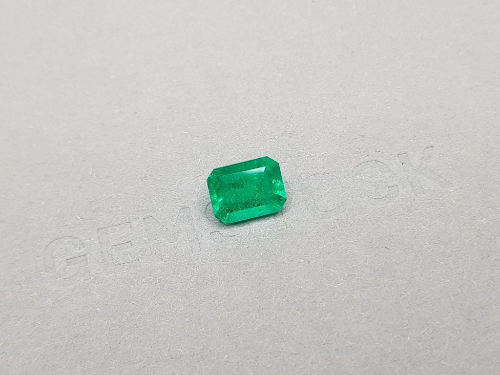 Colombian emerald Vivid Green 1.95 ct octagon cut Image №3