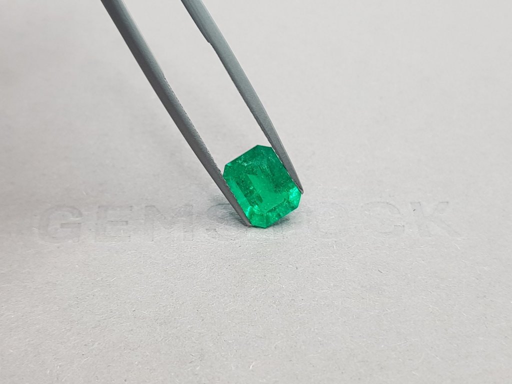 Colombian emerald Vivid Green 1.95 ct octagon cut Image №4
