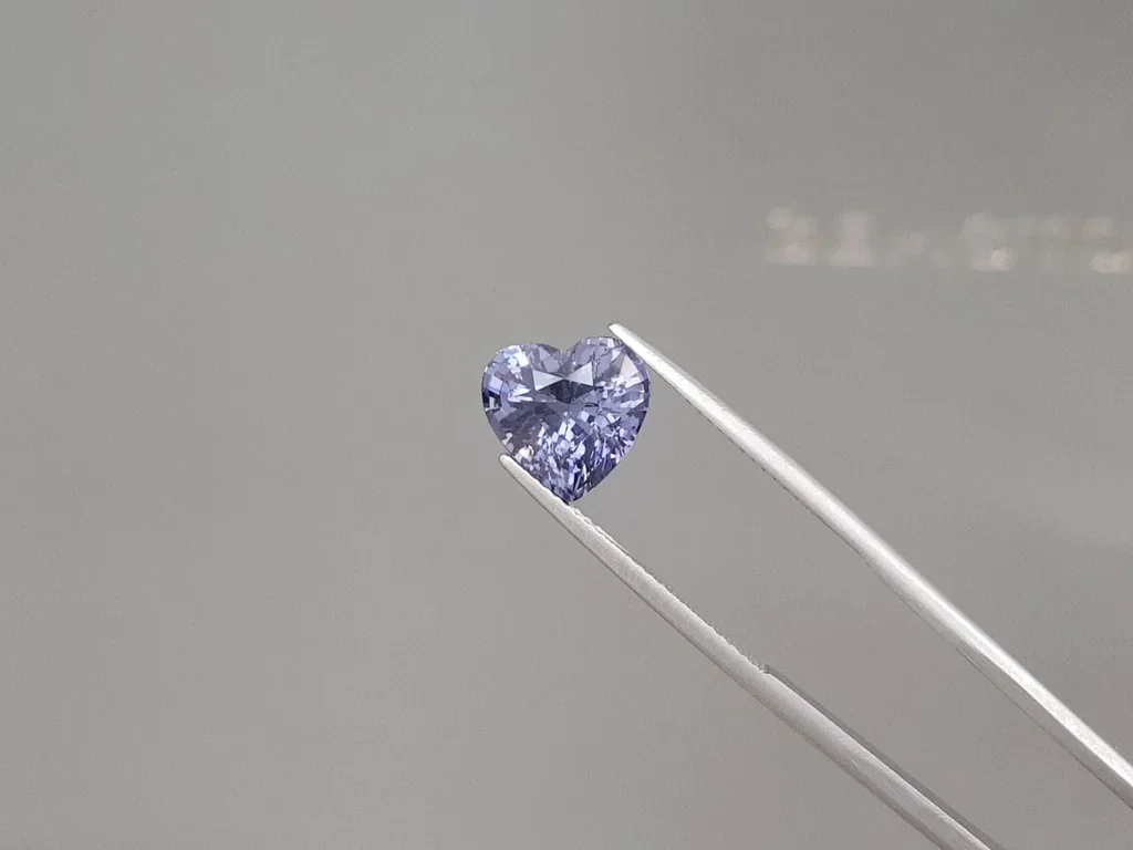 Spinelle violet lavande taille cœur 4,41 ct, Tanzanie Image №4