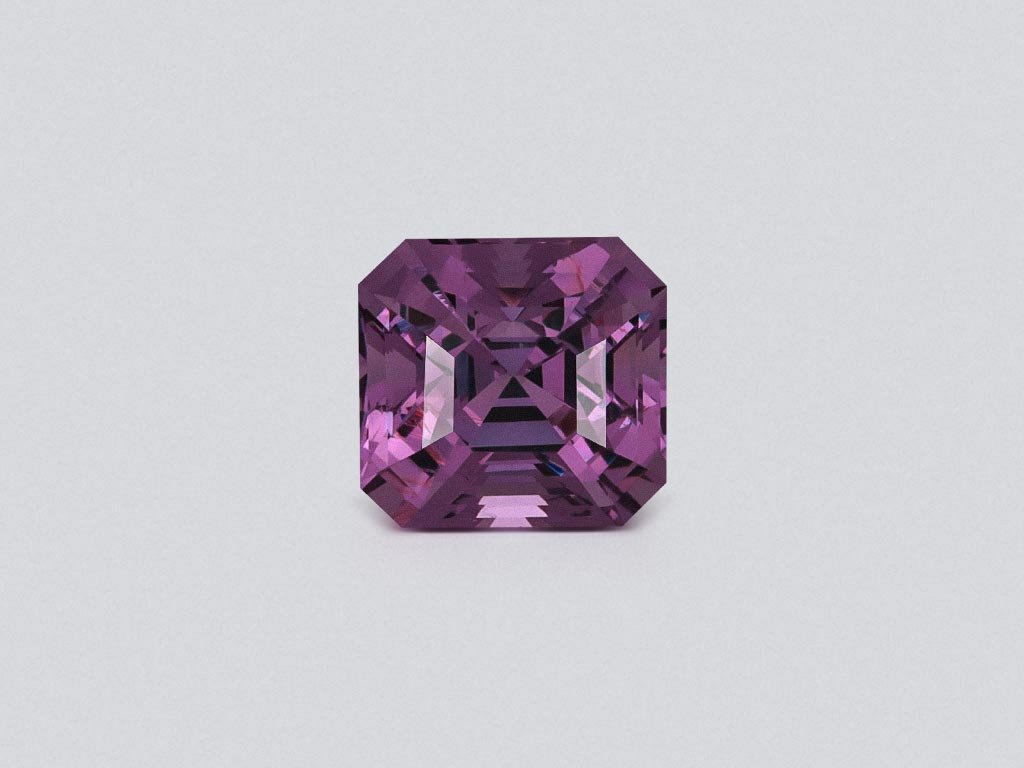 lavender spinel in asscher cut 2.53 carats, Tanzania Image №1