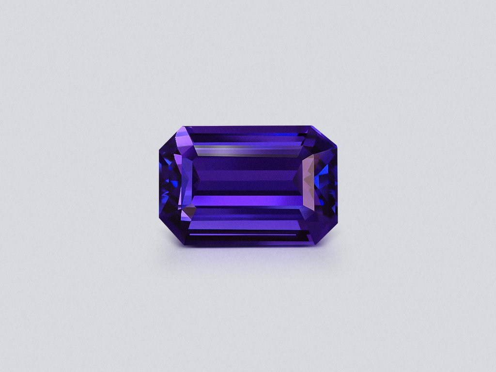 Large tanzanite in octagon cut 10.49 carats, Tanzania Image №1