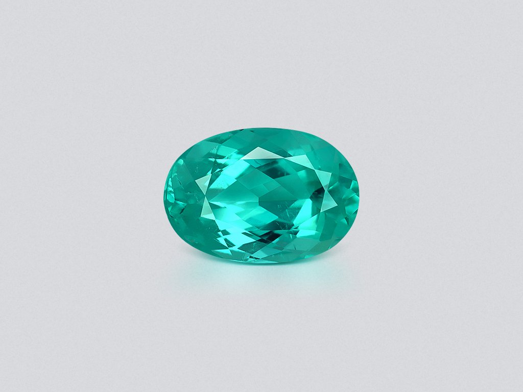 Tourmaline Paraiba taille ovale 2,15 carats, Mozambique  Image №1