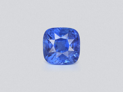 Saphir bleuet non chauffé, taille coussin 8,14 carats, Sri Lanka photo