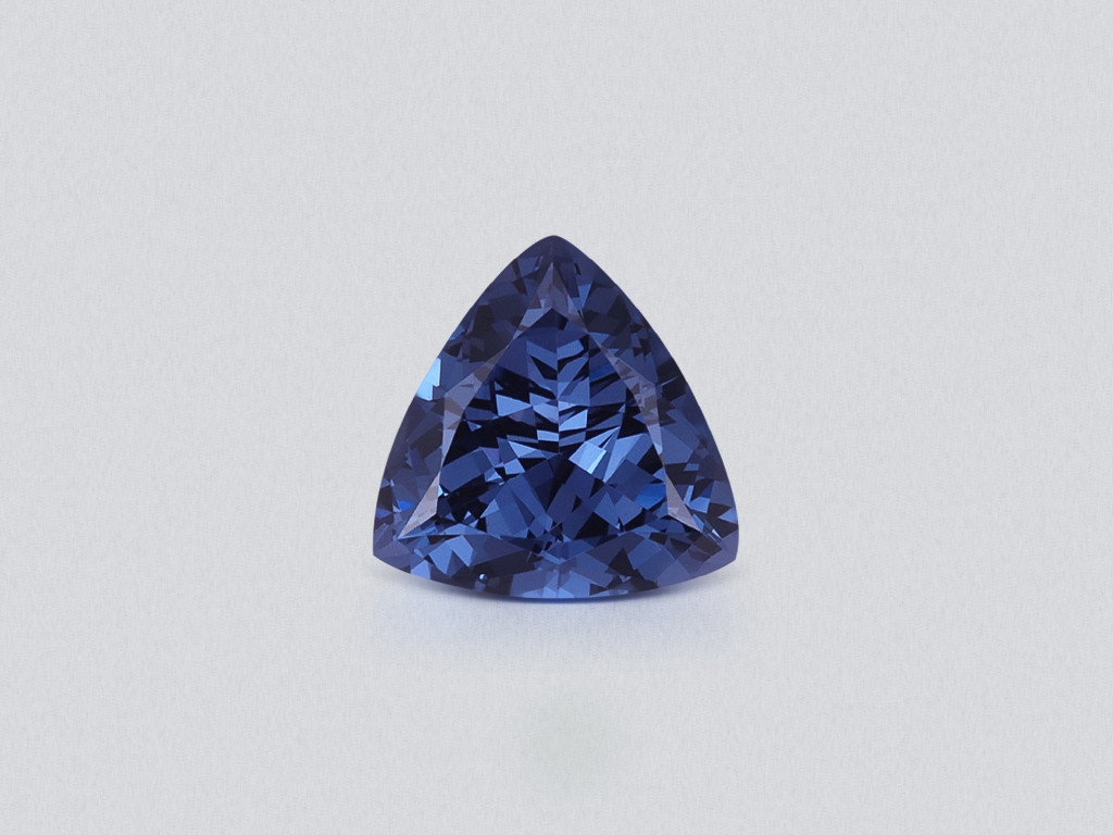 Blue spinel trillion cut 1.51 carats, Tanzania Image №1