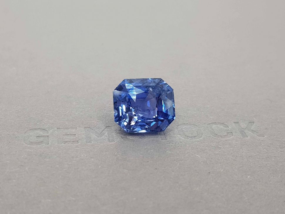 Unheated cornflower blue octagon sapphire 12.22 ct, Sri Lanka, GRS Image №3