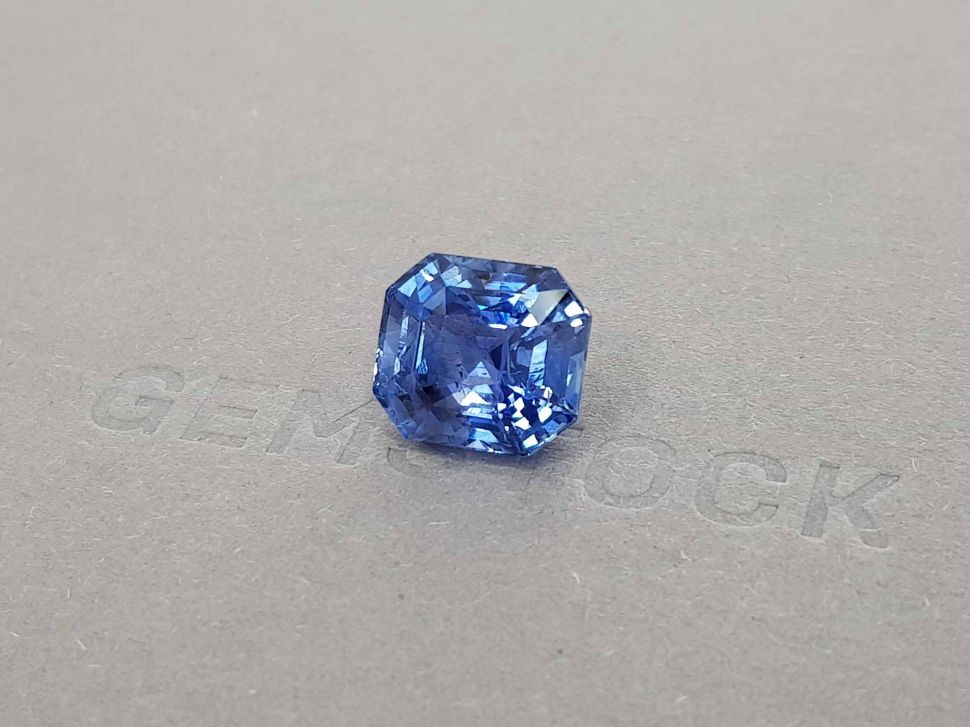 Unheated cornflower blue octagon sapphire 12.22 ct, Sri Lanka, GRS Image №2