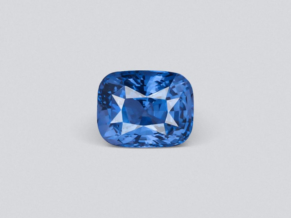 Unique cobalt blue cushion cut spinel from Tanzania 7.08 ct, GRS Image №1