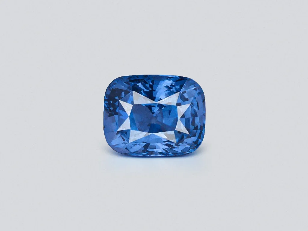 Spinelle bleu cobalt taille coussin unique de Tanzanie 7,08 ct, GRS Image №1