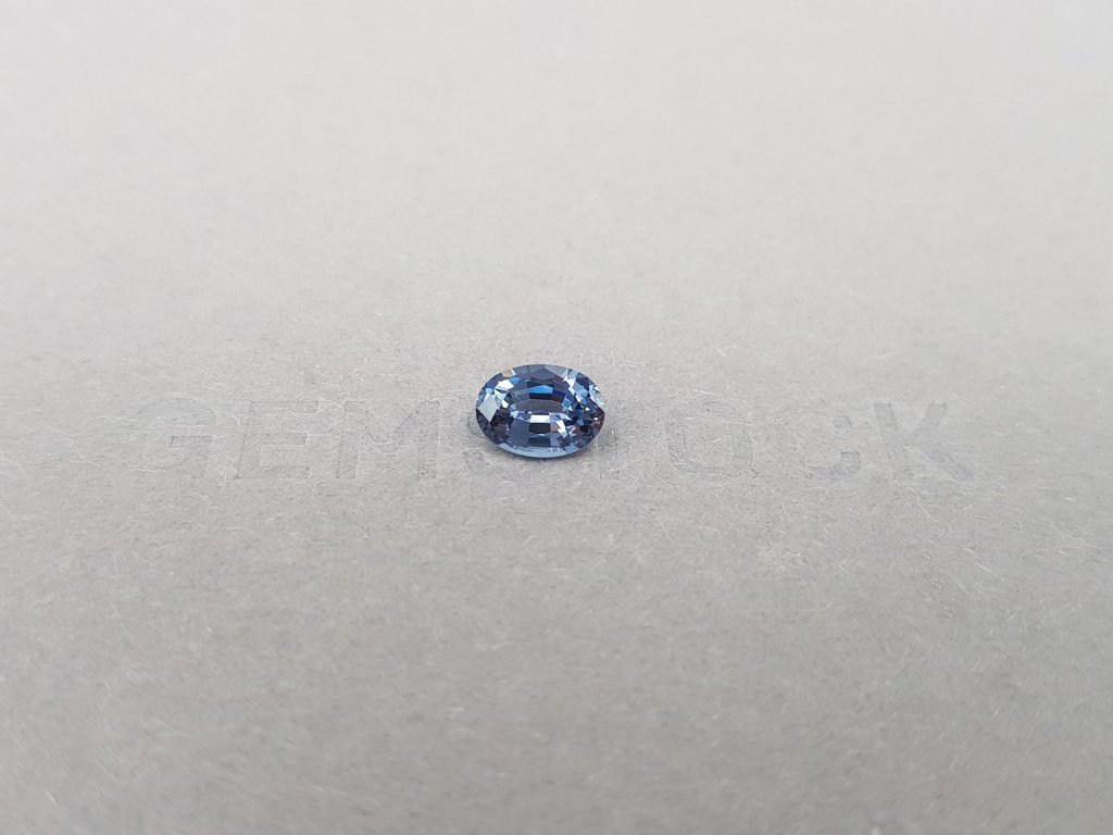 Blue oval cut spinel 1.16 ct, Tanzania Image №1