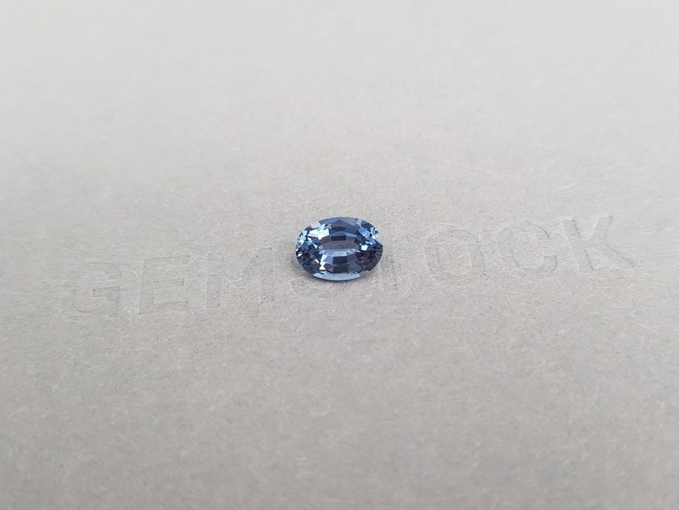 Blue oval cut spinel 1.16 ct, Tanzania Image №2