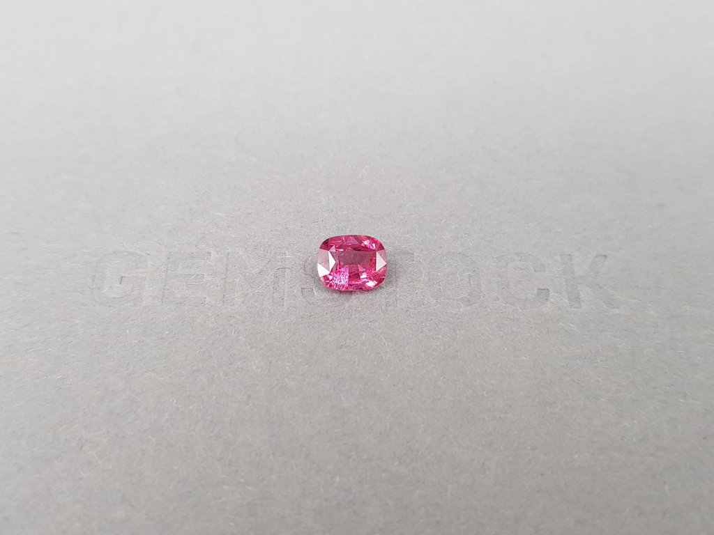 Cushion cut vivid pink spinel from Burma 0.84 ct Image №1