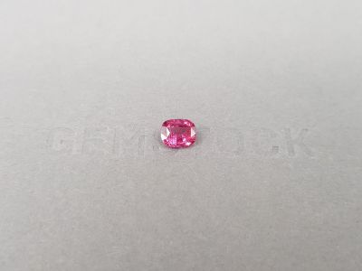 Cushion cut vivid pink spinel from Burma 0.84 ct photo