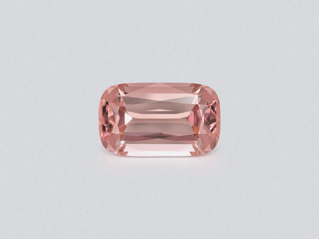 Tourmaline rose-orange taille coussin, 13,55 carats, Nigéria Image №1