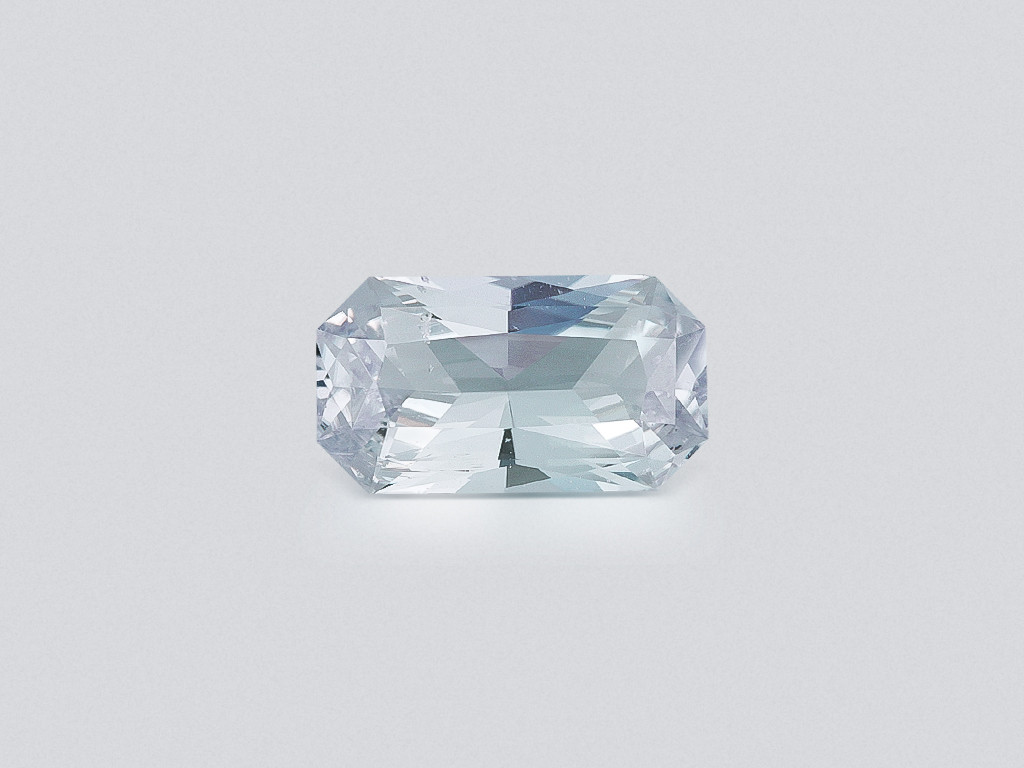 Kunzite light green radiant cut 4.68 carats, Pakistan Image №1