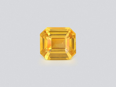Sapphire Vivid Yellow octagon cut 1.05 carats, Sri Lanka photo