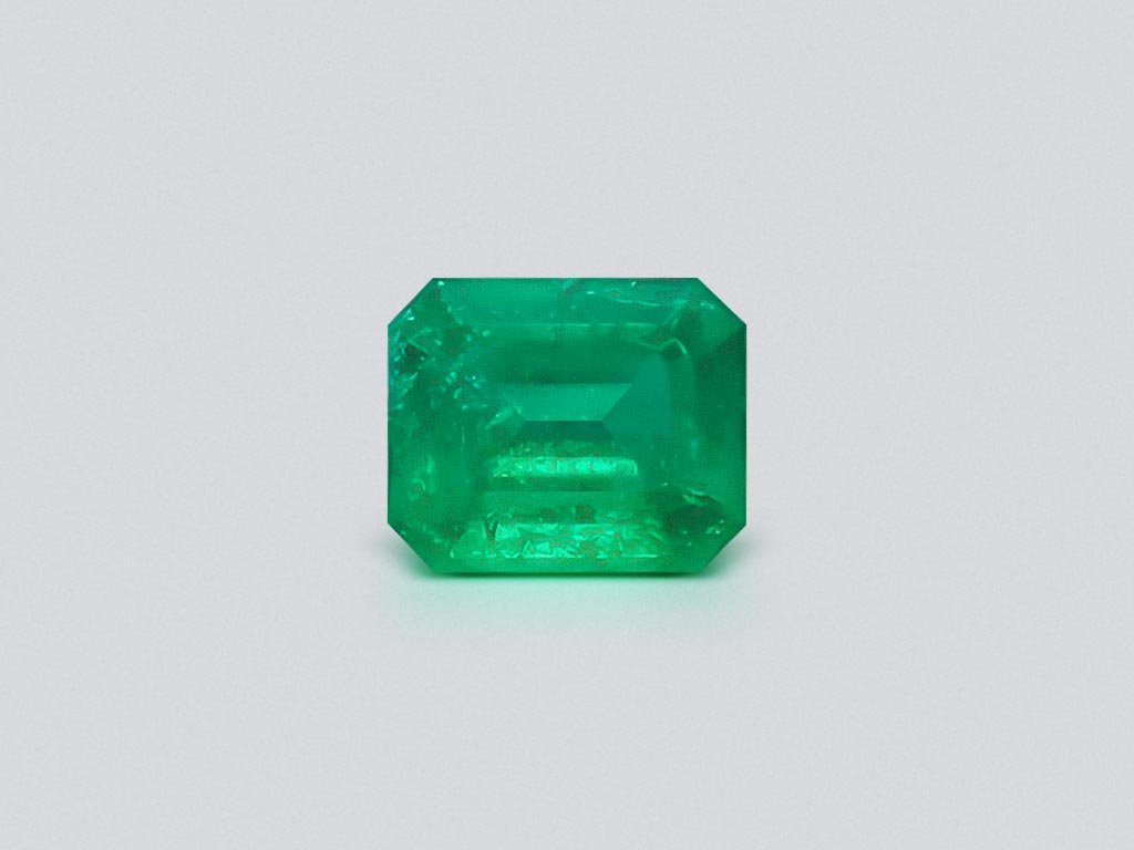 Vivid Green emerald octagon shape 1.83 ct, Colombia Image №1