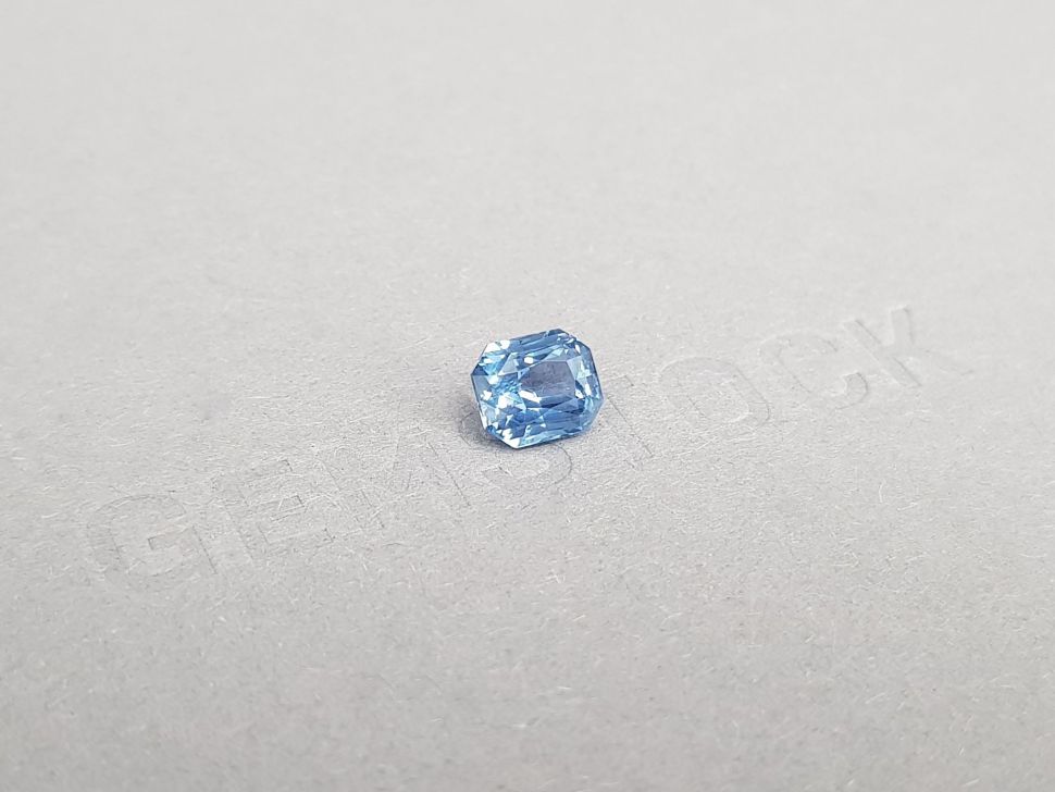 Octagon cut cobalt blue spinel 1.35 ct, Tanzania Image №2