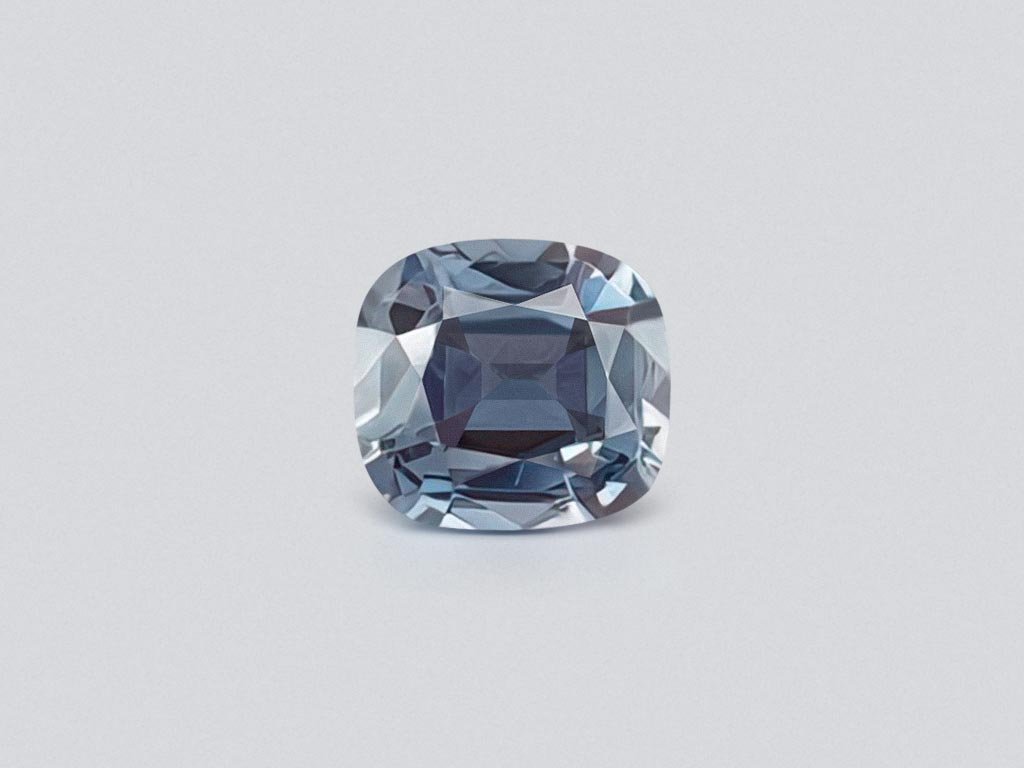 Cushion cut bluish-gray spinel 1.44 ct, Tanzania Image №1