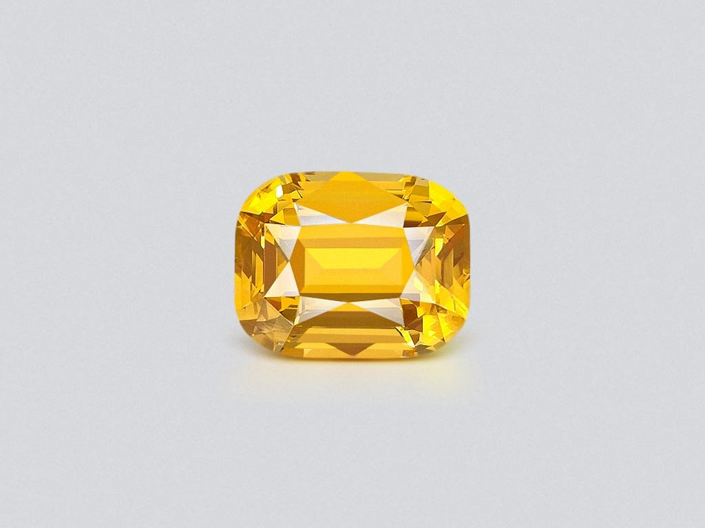 Grand saphir jaune taille coussin non raffiné 27,51 carats, Sri Lanka Image №1