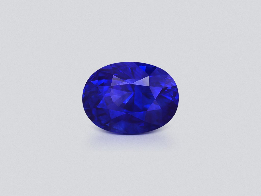 Königsblauer saphir im ovalschliff 2,98 carats, Sri Lanka  Image №1