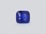 Saphir bleu royal taille coussin 5,01 ct, Sri Lanka 