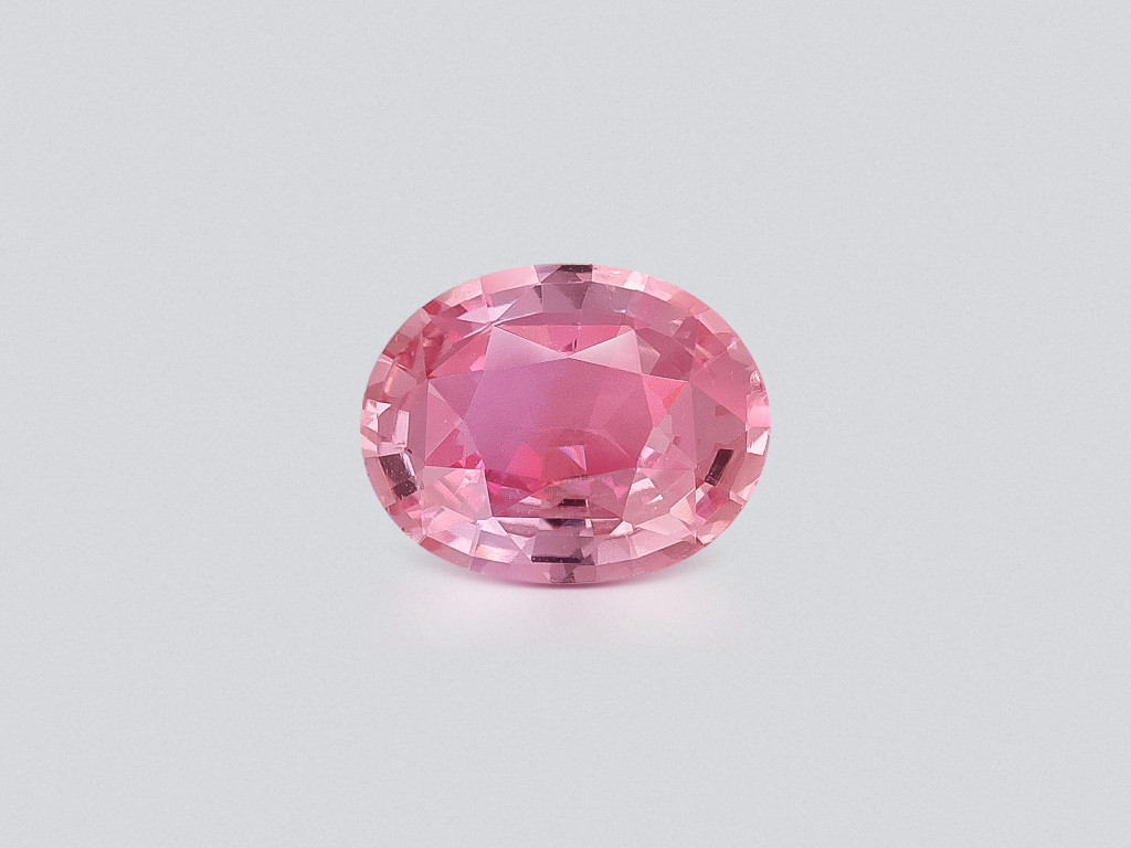 Saphir Padparadscha, taille ovale 1,67 carat, Madagascar Image №1
