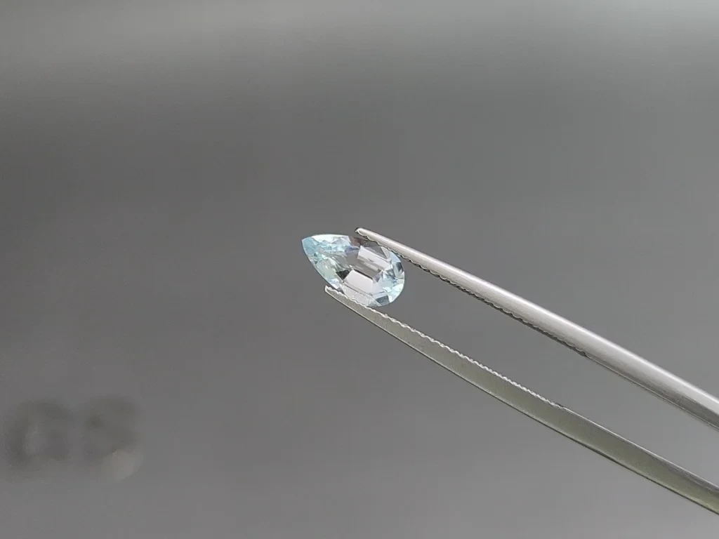Satz aquamarine im birnenschliff 1,48 karat, Madagaskar Image №3
