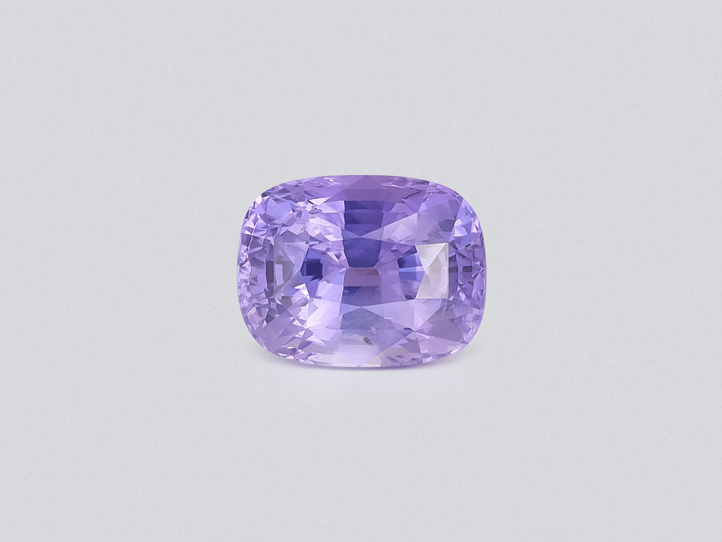 Unbehandelter Lavendel saphir , kissenförmiger 5,05 karat, Madagascar Image №1