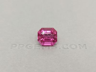 Bright rubellite with a touch of fuchsia octagon cut 9.76 ct photo