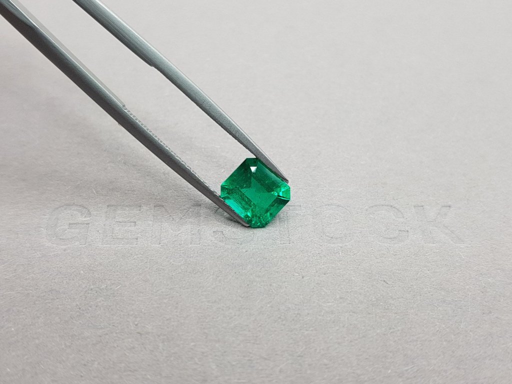 Intense Muzo Green emerald 1.50 ct, Colombia Image №4