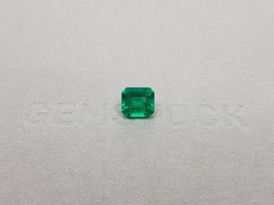 Intense octagon cut emerald 1.51 ct, Colombia photo