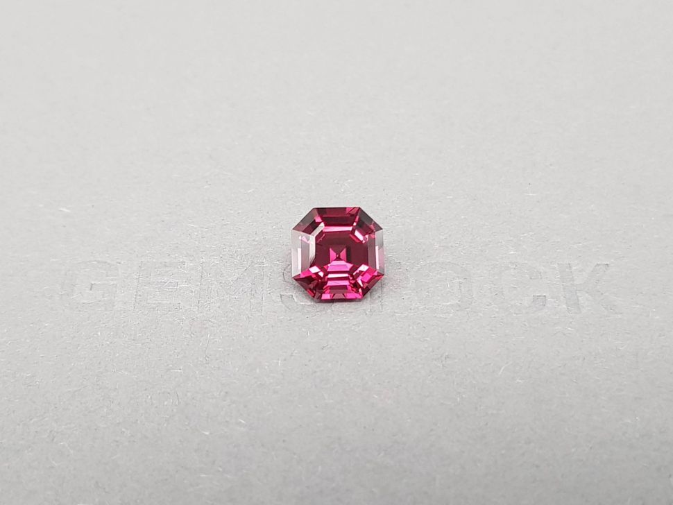 Red-pink octagon cut garnet from Tanzania 3.04 ct Image №1