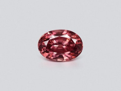 Rare natural pink zircon in oval cut 9.16 carats, Sri Lanka photo