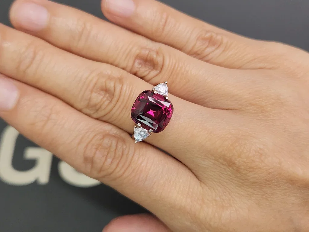 Rhodolith-granat im kissenschliff 7,33 carats, Tansania Image №5