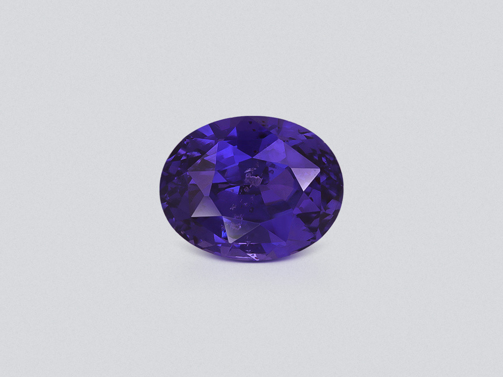Saphir violet taille ovale non chauffé 4,20 carats, Sri Lanka Image №1
