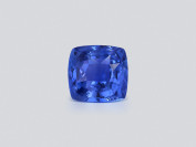Saphir bleu bleuet taille coussin non chauffé, 4,59 carats, Sri Lanka